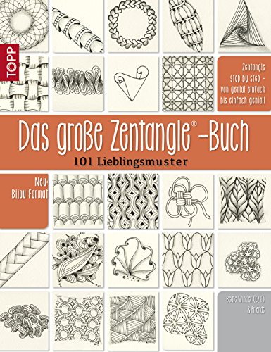 Das große Zentangle-Buch: 101 Lieblingsmuster (German Edition)