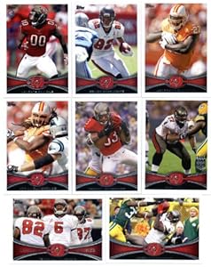 2012 Topps Tampa Bay Buccaneers Complete Team Set (Sealed) - 13 cards including Josh Freeman, Benn, Blount, Doug Martin RC, Clayborn, David RC, LeGrand RC, Barron RC, Vincent Jackson and more!