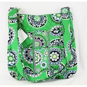 Vera Bradley Hipster Bag / Purse in Mod Cupcake Green