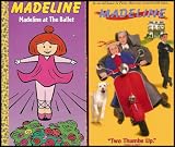 Madeline 4 VHS Video Animated PLUS 1 VHS Video Live Action Full Length Film (Animated: Madeline at the Madeline at the Ballet, Madeline in Hollywood, Madelines Rescue, Madeline and The New House) [5 VHS Videos]