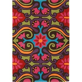benuta - Designer Tapis Harlequin Acrylique multicoleur - Dimension: 90x150 cm