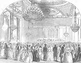 SUSSEX:ball,Brighton Pavilion(Music-Room),print,1851