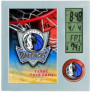 NBA Dallas Mavericks Digital Desk Clock