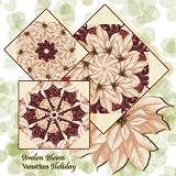 Venetian Holiday Kaleidoscope Quilt Block Kit
