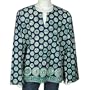 Long Sleeve Casual Cotton Shirt Kurta India Chest 44 inches, Blue