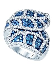 2.00CTW BLUE DIAMOND FASHION RING
