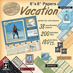 Hot Off the Press Paper Pads 8 Inch x8 Inch -Vacation