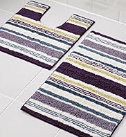 Kensington Striped Bath Pedestal Mats