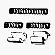 Johnson Prod. 1833PPK3 Universal Snubber
