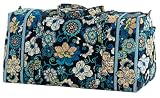 Vera Bradley Large Duffel Bag in Mod Floral Blue