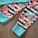 Baby Girl 2pcs Set Outfit Flower Print Hoodies with Pocket Top+Striped Long Pants