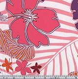 Hawaiian Stretch Poplin Hot Pink