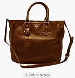 Prada Handbag Brown Leather BN1346