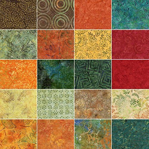 Tonga Treats Batiks Punch Squares 40 10-inch Squares Layer Cake Timeless Treasures Fabrics
