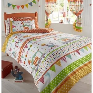 ... KIDS REVERSIBLE DOUBLE BED DUVET COVER QUILT BEDDING SET NEW: Baby