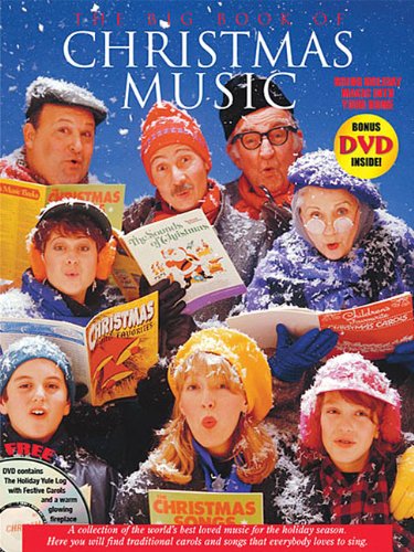 Big Book of Christmas Music with Yule Log DVD: P/V/G Songbook