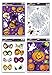 Halloween Static Cling Window Decorations - 4 Large Sheet Sets