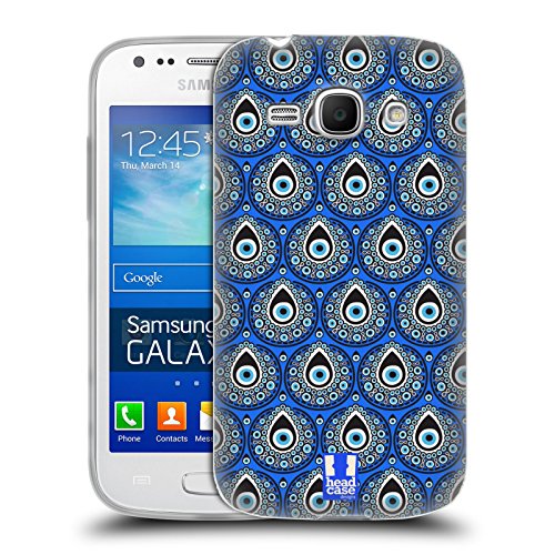 Head Case Designs Rhythm Evil Eye Soft Gel Back Case Cover for Samsung Galaxy Ace 3