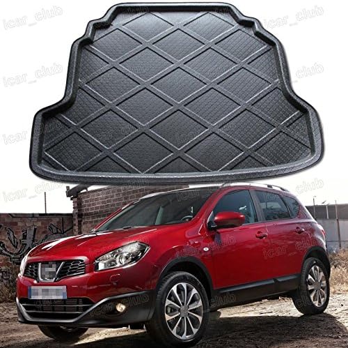 Black Car Rear Trunk Mat Cargo Boot Liner Tray Fit for Nissan Qashqai 2008-2013