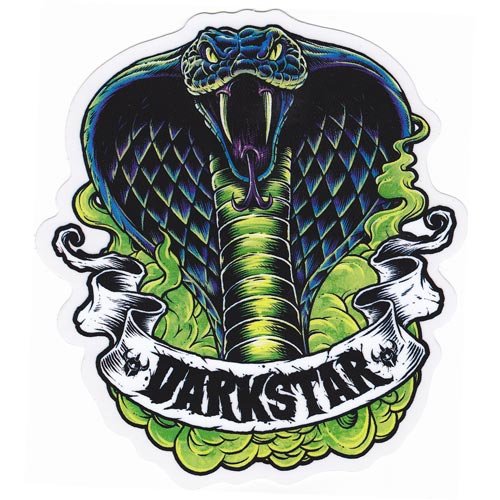 Darkstar Cobra Snake Skateboard Sticker skateboarding