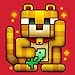 Minecraft Big Boys' Lucky Ocelot Youth T-Shirt, Red Heather, Large