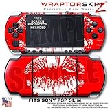 Big Kiss White on Red WraptorSkinz Skin and Screen Protector Kit fits Sony  ....