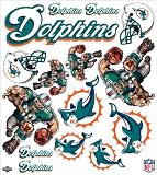 NFL Miami Dolphins Skinit Liquid Blue Car Decals