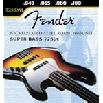 (Click to see discounted price) Fender Nickelplated Steel Roundwound, Long Scale, 7250Ml 45-100, Bass Strings