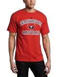 NHL Washington Capitals Capitals Heart And Soul II Adult Short-Sleeved Basic Tee,Athletic Red,XX-Large