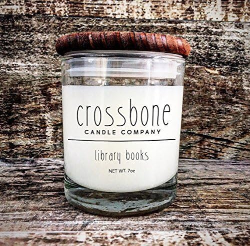 No. 115 LIBRARY BOOKS - by Crossbone Candle Co. - Soy Candle