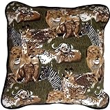Pillow Decor - Safari Print Cotton Small 17