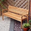 3 Seater Chelsea Teak Garden Patio Bench