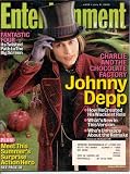 JOHNNY DEPP CHARLIE AND THE CHOCOLATE FACTORY ENTERTAINMENT WEEKLY JULY 2005!