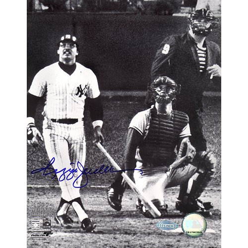 Steiner Sports MLB Reggie Jackson 77 WS Watching Home Run Autographed 8-by-10-Inch Photograph