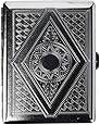 Victorian Era Crush Proof Chrome Cigarette Case (Hold King Size and 100mm)