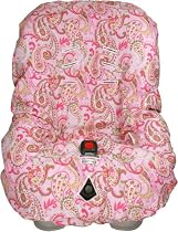 Bumble Bags Toddler Seat Cover-Pink Paisley