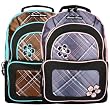 16.5 inch American Princess Fashion Plaid Aloha Hawaiian Flowers School Book Bag Organizer Backpack