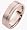 Stylish 7mm 14 Karat White & Rose Gold Wedding Band Ring - 9.5