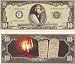 The Ten Commandments $10 Dollar Novelty Bill Collectible