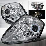 00 01 02 03 04 05 Mitsubishi Eclipse Projector Headlights - Chrome (Pair) by