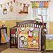 4 Lil' Monkeys 6 Piece Infant to Toddler Crib Bedding Set by Cocalo