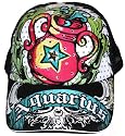 Aquarius Cap Hat Zodiac Sign Horoscope Rhinestone Studded