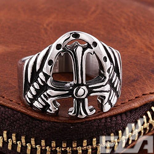Master Jiwelry Ancient silver plated Ring Stylish various styles 316L stainless steel punk jewelry