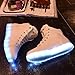 New Women LED Light Luminous Sneaker High Top Lovers Athletic Shoes USB Charge