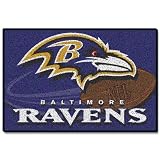 NFL Baltimore Ravens 20-Inch-by-30-Inch Tufted Rug