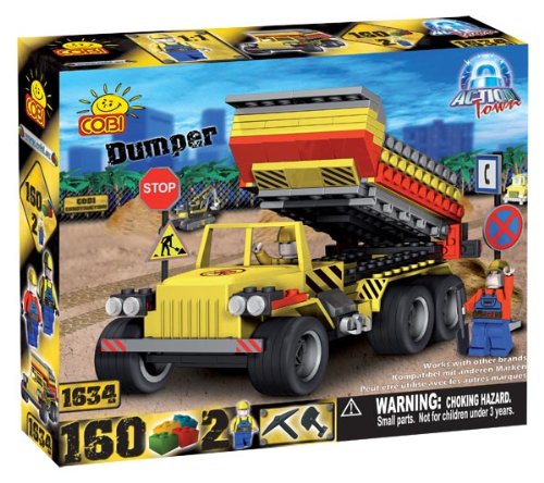 COBI Action Town Construction Dumper, 160 Piece Set