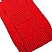 Blueberry Pet Classic Cable Knit Tomato Red Dog Sweater, Back Length 12