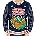 Men's Christmas Vacation 'Save The Neck For Me' Ugly Sweater (Blue)