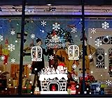 （エウィリ）EVERY クリスマス壁飾り 壁紙飾り 雰囲気満点　ウォールステッカー　ベッドルーム リビングルーム 部屋装飾　ウォールステッカー　　ウォールペーパー　XMAS　おしゃれ　　ガラス窓ステッ