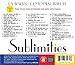 Cy Walter: Sublimities, Vol. 1